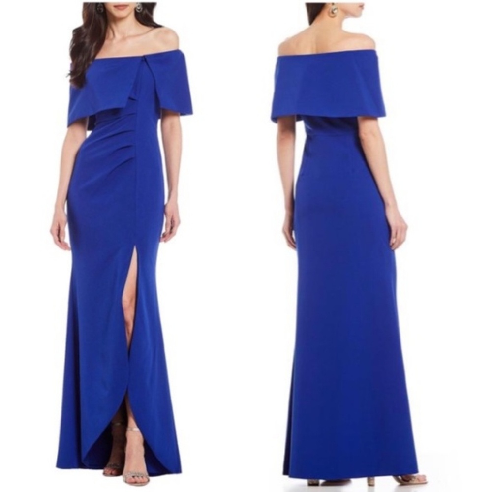 Eliza J royal blue long dress